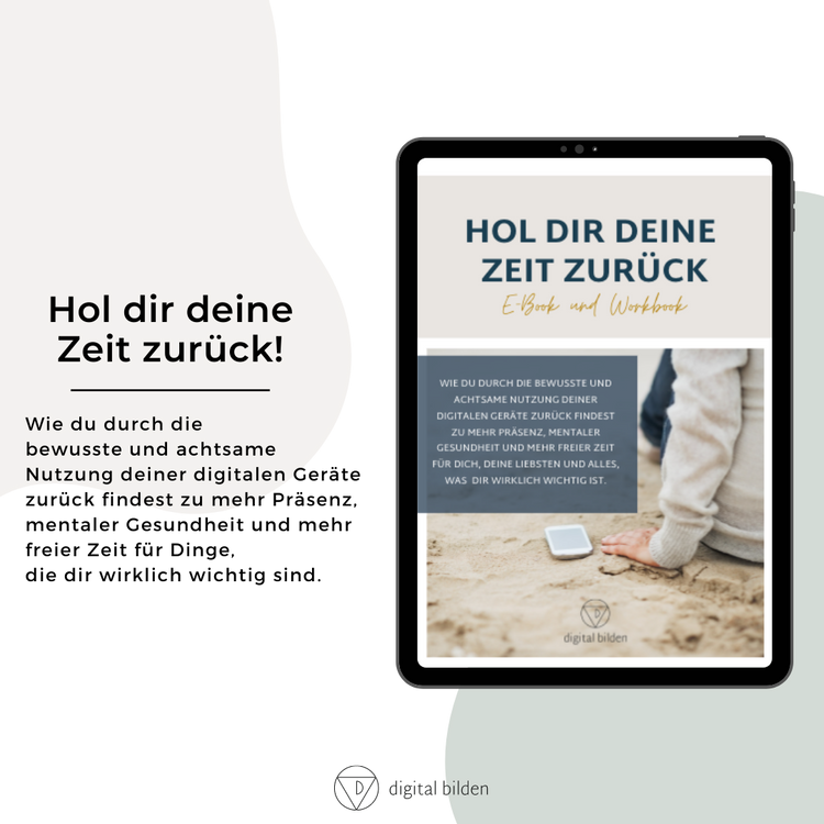 Digital Balance Masterplan – EBook und Workbook (160 Seiten, Sofort-Download)